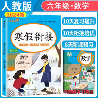 2024寒假衔接六年级数学人教版 小学寒假作业六年级数学人教部版 六年级数学寒假衔接作业复习上册预习下册 乐学熊