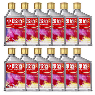 LANGJIU 郎酒 经典小郎酒  浓酱兼香型白酒 45度100ml*12瓶 整箱装 （非原箱）