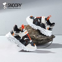 SNOOPY 史努比 童鞋男童运动鞋棉鞋秋冬儿童暴走鞋跑步鞋加厚加绒鞋子
