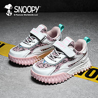 88VIP：SNOOPY 史努比 童鞋女童运动鞋冬阿甘鞋儿童跑步鞋防滑休闲