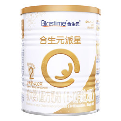 合生元2段奶粉_biostime 合生元 派星 较大婴儿配方牛奶粉 2段 350g