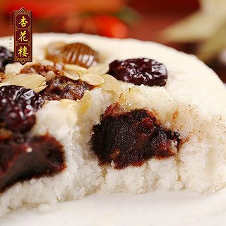 杏花楼 松糕年货传统糕点心 中华上海特产 豆沙米糕糯米发糕 600g