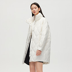 bosideng波司登秋冬季女士中长款时尚轻暖羽绒服立领设计多色可选