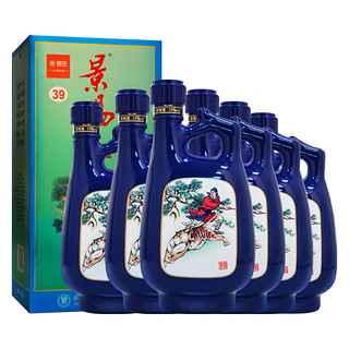 88VIP：景芝 景阳春小老虎 39%vol 浓香型白酒 500ml*6盒