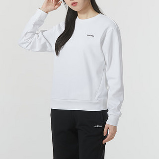 阿迪达斯 （adidas）女装 2024春季新款时尚运动服跑步训练健身套头衫舒适休闲卫衣 JE3