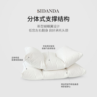 爆卖年货：SIDANDA 诗丹娜 95%鹅绒侧睡枕 中枕