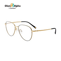 CHARMANT 夏蒙 眼镜框潮流时尚大框可配近视度数眼镜架男女GA38086 BK