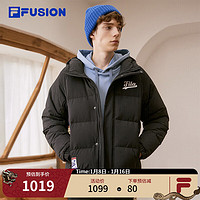 FILA FUSION 斐乐潮牌男子运动外套2023冬季保暖羽绒服外套