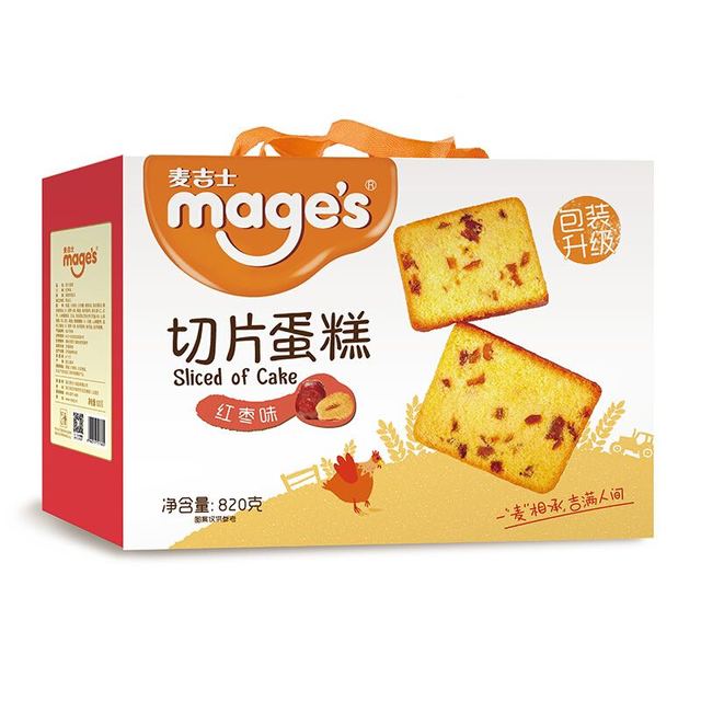 88VIP：mage’s 麦吉士 切片蛋糕 红枣味