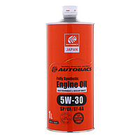 autobacs 澳德巴克斯 全合成机油 汽机油 5W-30 API SP/CF级 1L 汽车保养 日本原装