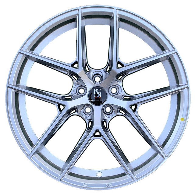 ALLOYKOKO WHEELS 适用于17英寸福特福克斯福睿斯致胜蒙迪欧沃尔沃标致408丰田ia5改装铝合金轮毂 电镀银