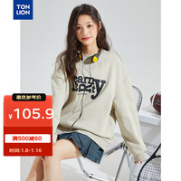 唐狮 TONLION女圆领卫衣WP 驼灰 M