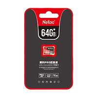 Netac 朗科 64GB TF（MicroSD）存储卡 A1 U3 V30 4K