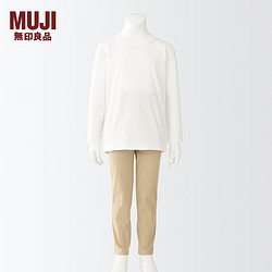 MUJI 無印良品 无印良品 MUJI 大童 活动自如 收腿裤  CBO04A2S 米色 110