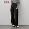 欧小仓3D羽绒黑科技轻量保暖系列ins时尚香蕉裤侧缝前移舒适长裤 1560 黑 XL
