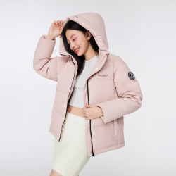 波司登 女士短款时尚休闲简约舒适保暖连帽秋冬羽绒服