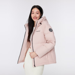 波司登 女士短款时尚休闲简约舒适保暖连帽秋冬羽绒服