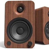 RD Kanto YU4 140W 有源书架式扬声器，带蓝牙和唱机前置放大器 |核桃木 |一对