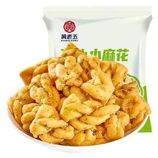 黄老五 麻花碎560g 充饥小零食休闲零食品糕点四川特产 葱香味麻花碎560g