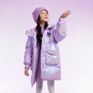 【库洛米联名】波司登儿童羽绒服女童中长款耐脏免洗