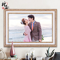 LINYI PHOTO FRAME 林益相框 婚纱照大相框全家福挂墙画框20 24 36寸影楼复古相片框定做结婚照