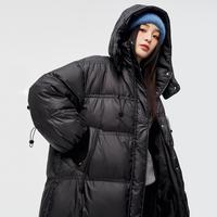 雪中飞 SNOWFLYING女式可脱卸帽羽绒服秋冬时尚2023高品质90绒羽绒服女长款