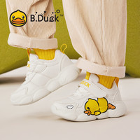 B.Duckbduck小黄鸭童鞋男童运动鞋秋冬女宝宝鞋子儿童加绒保暖二棉鞋潮