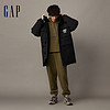 Gap 盖璞 男装冬季LOGO时尚连帽长款羽绒服外套836119