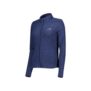 NEW BALANCE 24年针织外套女 秋冬简约休闲运动跑步服WJ41466 NNH XL