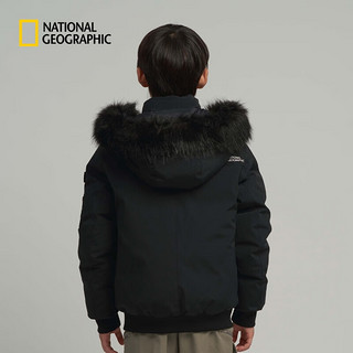 National Geographic国家地理童款阿拉斯加探索系列羽绒服 碳黑色CARBON BLACK 130/64