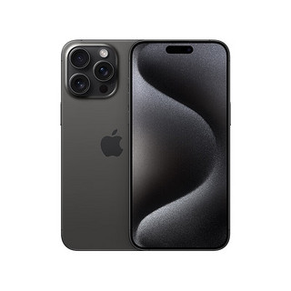Apple 苹果 iphone15promax (A3108)钛金属全网通5G双卡双待手机apple 黑色 256G 标配：24期分期