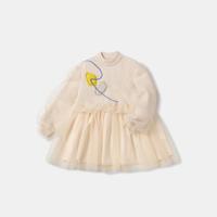 迷你巴拉 MINI BALA 巴拉保暖柔软女童裙子秋公主裙演出服