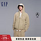  Gap 盖璞 男女装秋2023新款LOGO仿羊羔绒宽松廓形运动卫衣402176连帽衫　