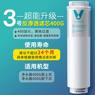 VIOMI 云米 净水器滤芯1号折叠PP棉小型米粒滤芯净水器通用升级版1 2 4号