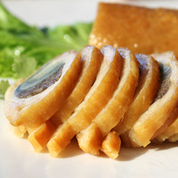 福建皮蛋卷解冻即食鸭皮卷 鲍鱼卷 蛋黄卷闽南泉州小吃冷盘菜200g