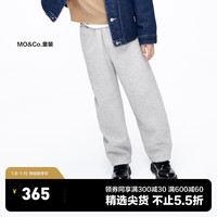 little MO&Co.加绒 little moco童装23冬男女童直筒休闲保暖长裤KBC4PAT015 中花灰色 130/56