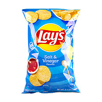 Lay's 乐事 美国原装进口 Lay's 乐事醋盐味薯片184.2g膨化休闲零食