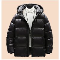 黑金高端鸭绒加厚保暖羽绒服衣男女反季清仓短款外套