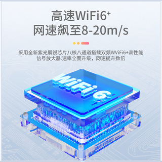酷翼 随身wifi免插卡移动WiFi6+八核八天线 晒单(领1500G流量)直播追剧刷视频神器