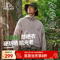 PELLIOT 伯希和 户外防晒衣女防紫外线男UPF50+防晒服12421220粉色S