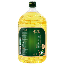 千岛源 纯正山茶油2Lx1瓶零反式脂肪酸物理冷榨茶籽油食用植物油