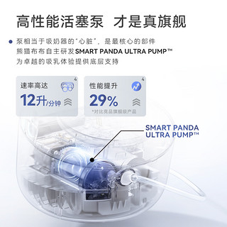 SmartPanda 熊猫布布 pro智能专业级吸奶器 电动双边吸奶器无痛按摩大吸力