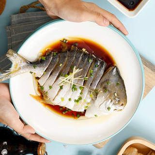 恒兴食品 生态原条金鲳鱼900g 2条装 BAP认证 深海鱼 生鲜海鲜 火锅烧烤