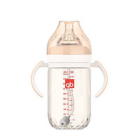 gb 好孩子 铂金系列 B80488 PPSU奶瓶 300ml 藕粉 6月