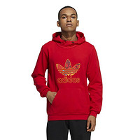 adidas ORIGINALS 春季CNY LOGO HOODY男士舒适耐磨百搭款连帽卫衣