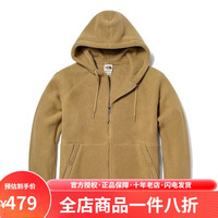北面 秋冬抓绒上衣外套连帽衣男户外舒适休闲保暖7QOV 7QOV-PLX卡其色 XXL码 185/116A