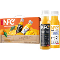 农夫山泉 NFC果汁  300ml*12瓶  组合装（橙汁*6+芒果混合汁*6）