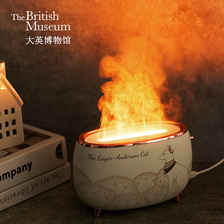 大英博物馆 安德森猫火焰加湿器小型家居香薰机生日礼物女礼品礼盒