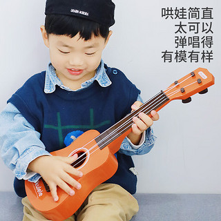 俏娃宝贝 尤克里里初学者乌克丽丽儿童小吉他可弹奏小学生少女孩乐器男六一