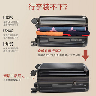 行李箱女拉链款可扩展拉杆箱20寸男密码旅行登机箱子28大容量